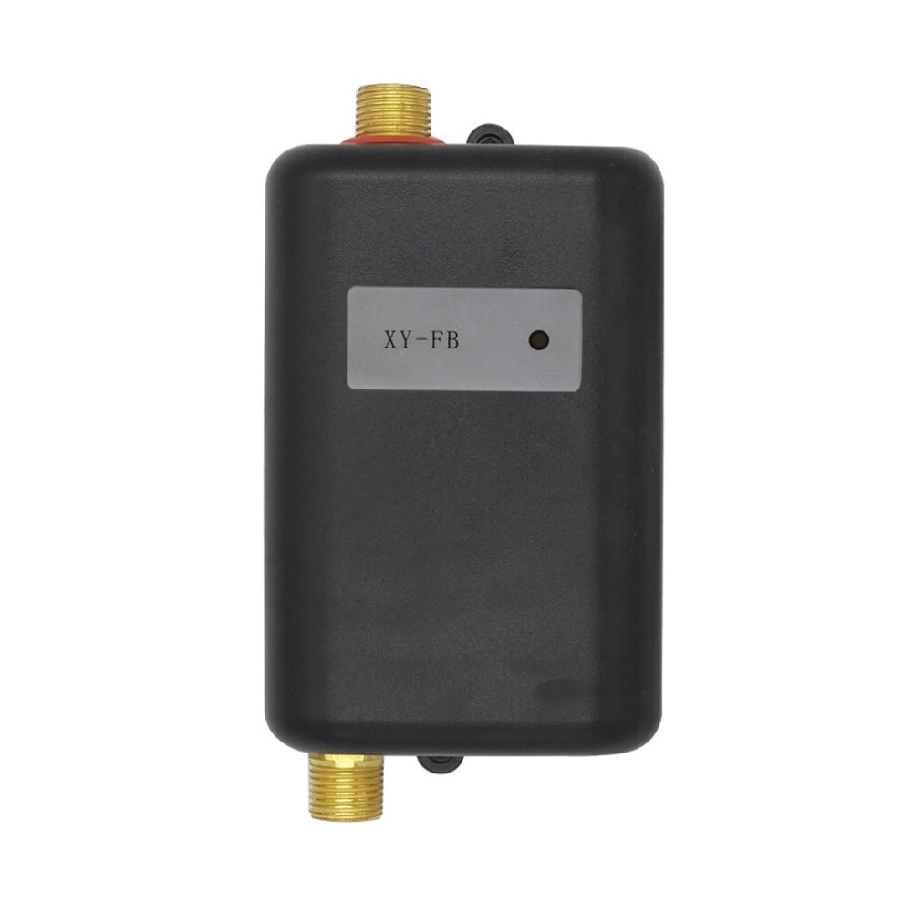 (Black) Under Sink Tap Tankless Instant 3000W Hot Water Heater Kitchen Bathroom