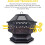 Hexagonal Fire Pit - Outdoor Oil Rubbed Bronze Fire Pit With BBQ Grill 5