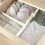 24X Adjustable Drawer Dividers Organiser Socks Make Up Plastic Closet Separators 9