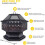 Hexagonal Fire Pit - Outdoor Oil Rubbed Bronze Fire Pit With BBQ Grill 8