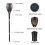 96LED Solar Power Torch Light Waterproof Flame Flickering Garden Lamp 3