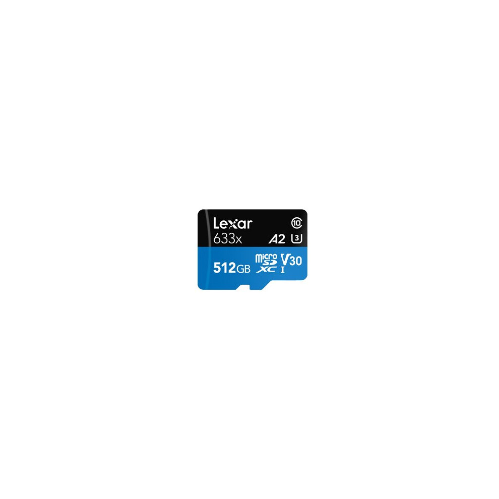118 Lexar 633X Memory Card 512 Gb Microsdxc Class 10 Uhs-I
