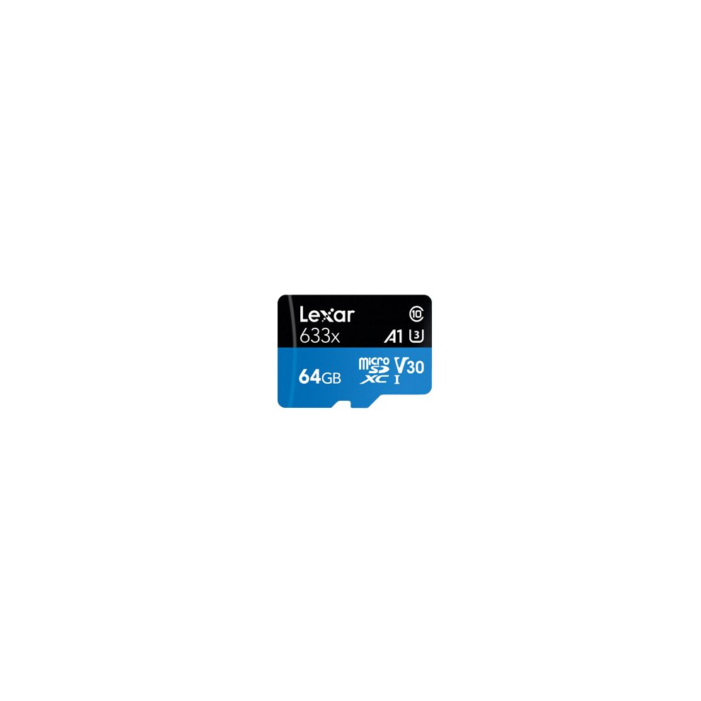 Lexar 633X Memory Card 64 Gb Microsdxc Uhs-I Class 10