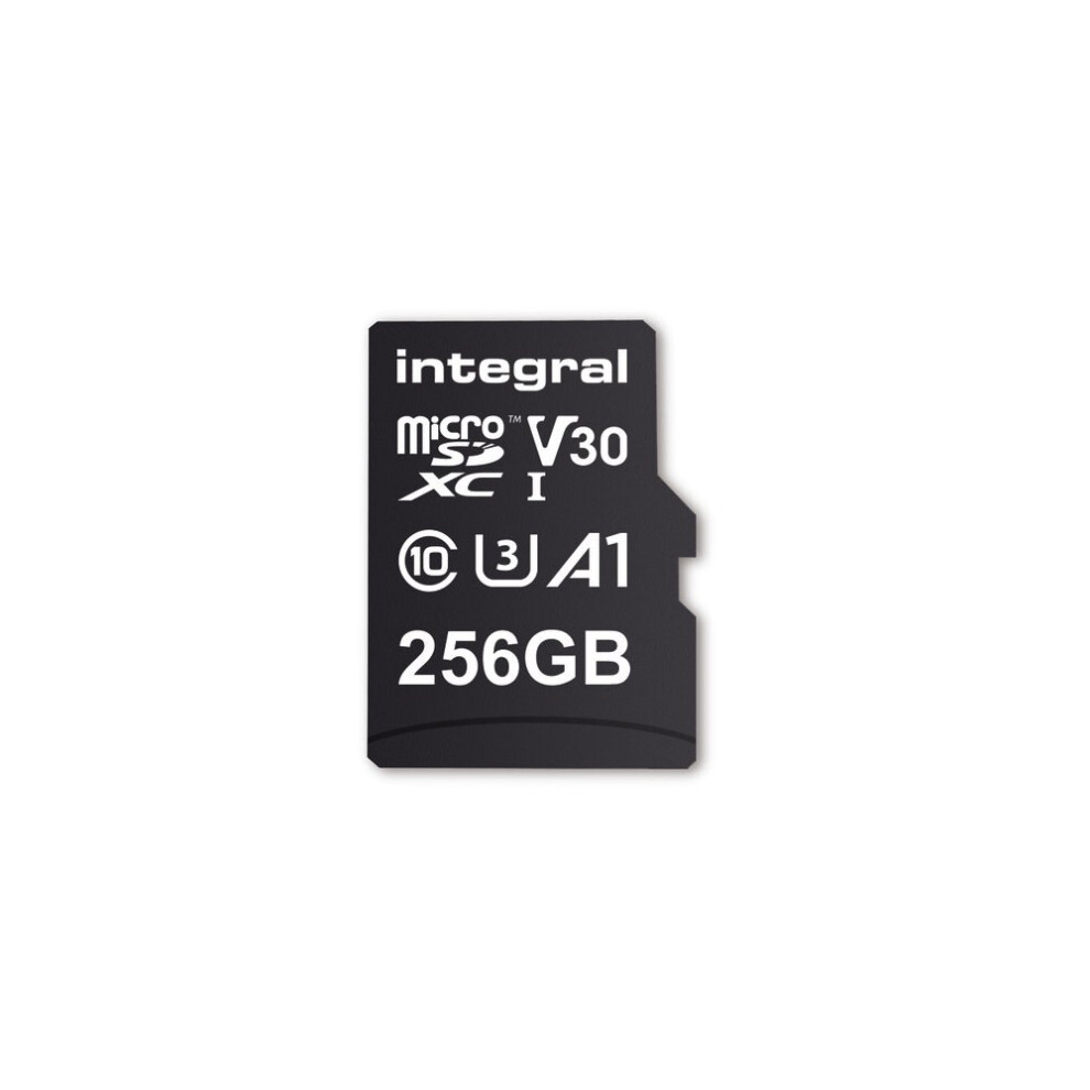 Integral Inmsdx256g-100V30 256Gb Micro Sd Card Microsdxc Uhs-1 U3 Cl10 V30 A1 Up To 100Mbs Read 45Mbs Write Memory Card Microsd Uhs-I 5055288444843