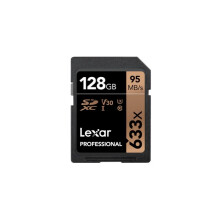 Lexar Professional 633x memory card 128 GB SDXC Class 10 UHS-I