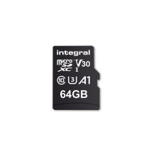 Tarjeta de memoria microSDHC/XC V30 UHS-I U3 de alta velocidad de 64 GB