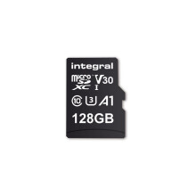 Integral Inmsdx128G-100V30 128Gb Micro Sd Card Microsdxc Uhs-1 U3 Cl10 V30 A1 Up To 100Mbs Read 45Mbs Write Memory Card Microsd Uhs-I