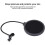 Mavis Laven Mic Pop Filter, Studio Recording Pop Shield with Clamp Spray Proof Cover 15.5cm 3