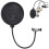 Mavis Laven Mic Pop Filter, Studio Recording Pop Shield with Clamp Spray Proof Cover 15.5cm 1