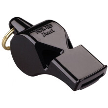Fox 40 Pearl Official Whistle C/W Wrist-Lanyard Black