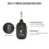UHF Wireless Guitar System Transmitter & Receiver Rechargeable 50M Range 5