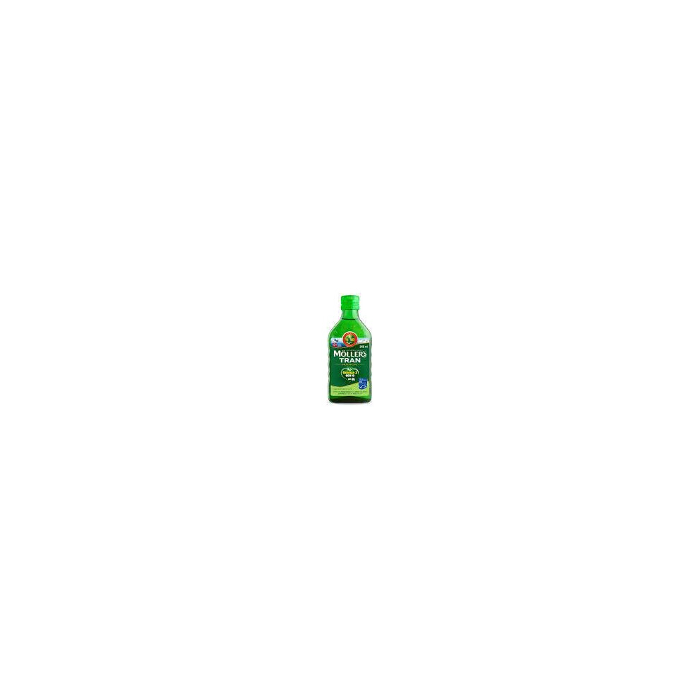 Mollers Apple 250 Ml Moller's Fish Cod Liver Oil Omega 3 600Iu Tran Jabłkowy