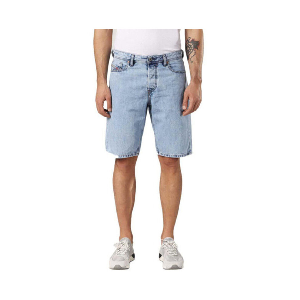 Diesel (W29) Keeshort 084Re Mens Shorts Denim Jeans Regular Summer Casual Beach Wear Blue