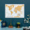 Scratch the World travel edition map print (Silk Art Paper) 1