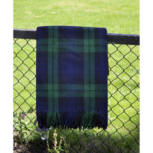 Tweed Blanket Black Watch Tartan 75% Wool 2