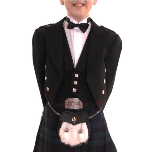 (BS20) Kids Prince Charlie Kilt Jacket 1