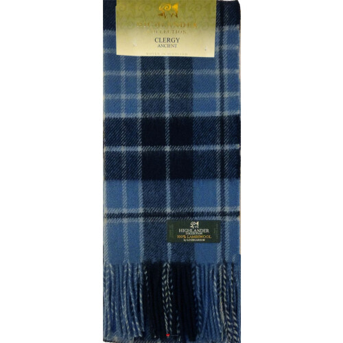 Clergy Ancient Tartan Scarf Lambswool