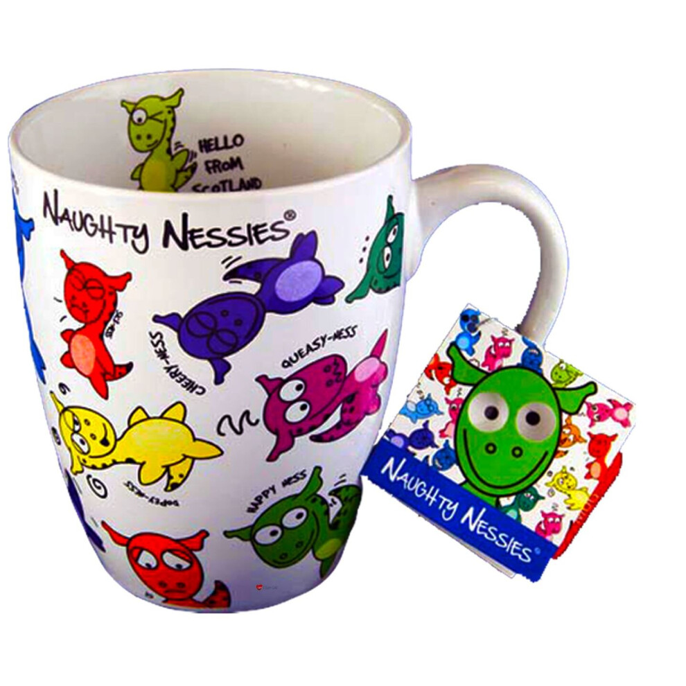 (Mug) Naughty Nessies Souvenirs Loch Ness Mascot Naughty Nessies