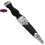 Sgian Dubh Plated Open Knot and Amethyst Hued Cap on Weave Handle 1