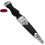 Sgian Dubh Plated Open Knot and Ruby Hued Cap on Weave Handle 1