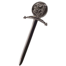 Kilt Pin With Lion Rampant Design For Scottish Traditional Antique
