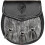 Gladstone Semi Sporran Fur Plain Leather Flap Scottish Clan Crest 1