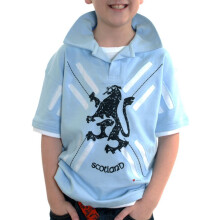 (5-6 Years) Kids Scotland Layered Polo Shirt Baby Blue