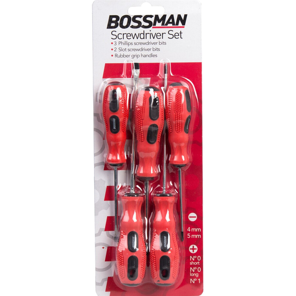 5 Piece Screwdriver Set