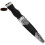Sgian Dubh Plated Celtic Thistle Inserts and Smokey Quartz Top Stone 1