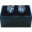 Scottish Celtic Knot Mens Chrome and Black Cufflinks Gift Boxed 1