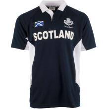 (L) Mens Scotland Nations Rugby Shirt Navy