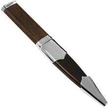Sgian Dubh with Rosewood Handle and Sterling Silver Detail