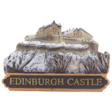 Fridge Magnet Edinburgh Castle & Piper