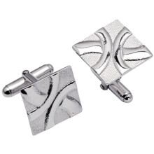 Cufflinks Sterling Silver Square Celtic Stylised St Andrew Cross