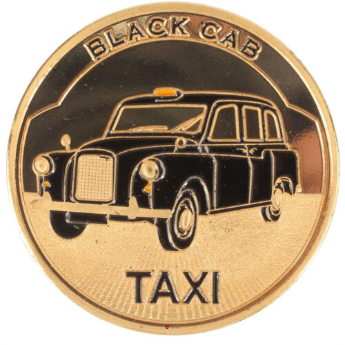 Scotland Souvenir Coin Black Cab 40mm