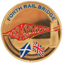 Scotland Souvenir Coin Forth Rail Bridge 40mm