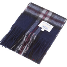 Mini Edin Lambswool Scarves Thomson Navy