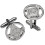 Cufflinks From Plated Bright Palladium Masonic Square & Compasses 1
