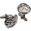 Cufflinks From Plated with Bright Palladium Celtic Knot Design 1