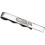 Tie Clip Slide Sterling Silver Slim Style Paisley Pattern Detail 1
