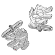 Cufflinks Sterling Silver Traditional Unframed Open Lion Rampant