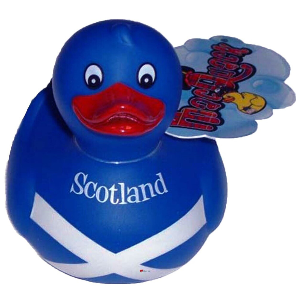 Saltire MacDuck Blue Rubber Duck Toy for Bath