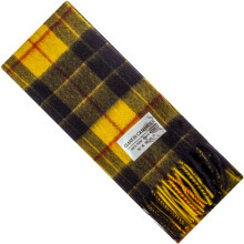 Cashmere Clan Scarf MacLeod Dress Modern - Pure Tartan Wrap, Extra-Soft, 66in x 10.5in, Ideal Scottish Souvenir