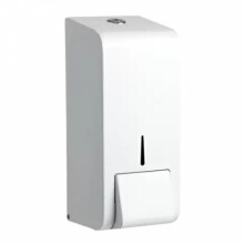 (White) Steel Liquid & Hand Sanitiser Soap Dispenser 900ml