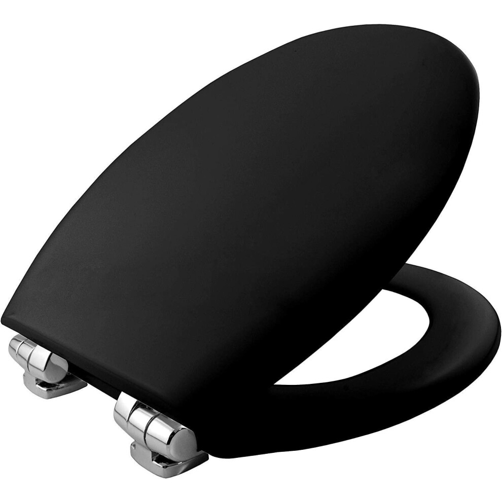 Bemis 4100CLT Phoenix STA-TITE SLOW CLOSE Black Toilet Seat