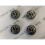 Volkswagen Volkswagen 65mm Alloy Wheel Centre Cap x 4 Genuine Golf T6 Passat Caddy 2