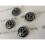 Volkswagen Volkswagen 65mm Alloy Wheel Centre Cap x 4 Genuine Golf T6 Passat Caddy 3