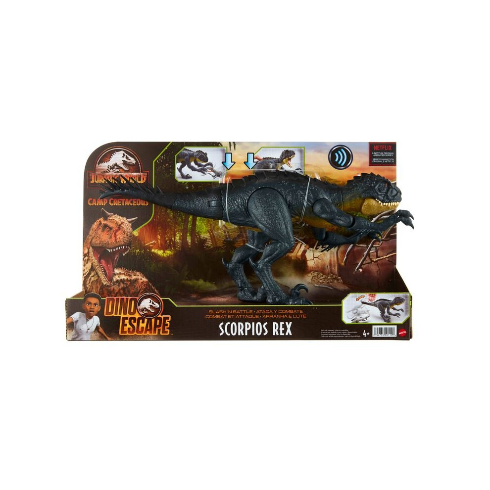 Scorpios Rex (Jurassic World) Slash 'N Battle Stinger Dino Figure