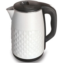 Infapower X506WHI 2.5L 360 Degree Diamond Design Cordless Kettle 1800w - Oyster White UK Plug