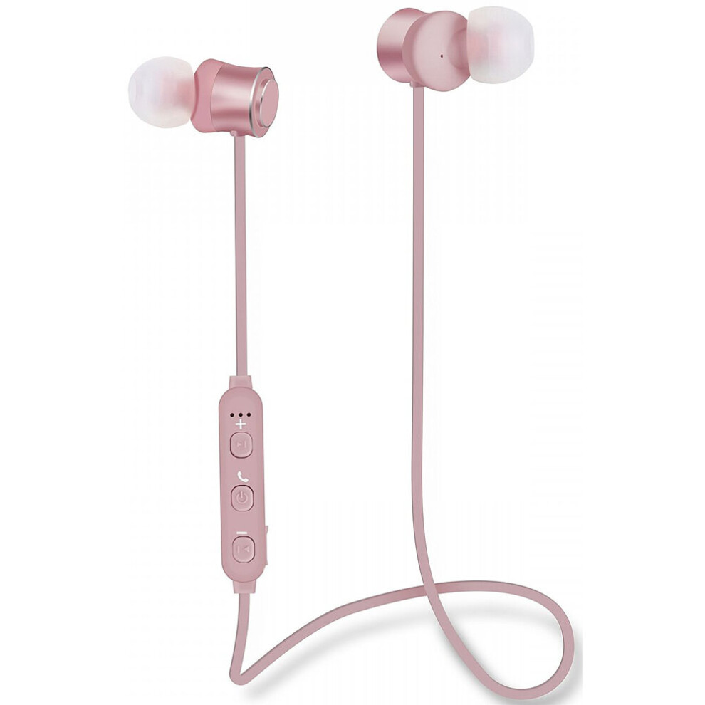 Groov-E Gvbt1200rg Metal Buds Wireless Bluetooth Earphones - Rose Gold